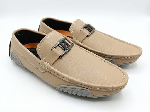 A Sleek And Stylish Loafer - ALLOW TO OPEN- Beige Colour