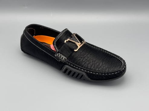 Men Footwear & Stylish Loafer - ALLOW TO OPEN- Black Colour
