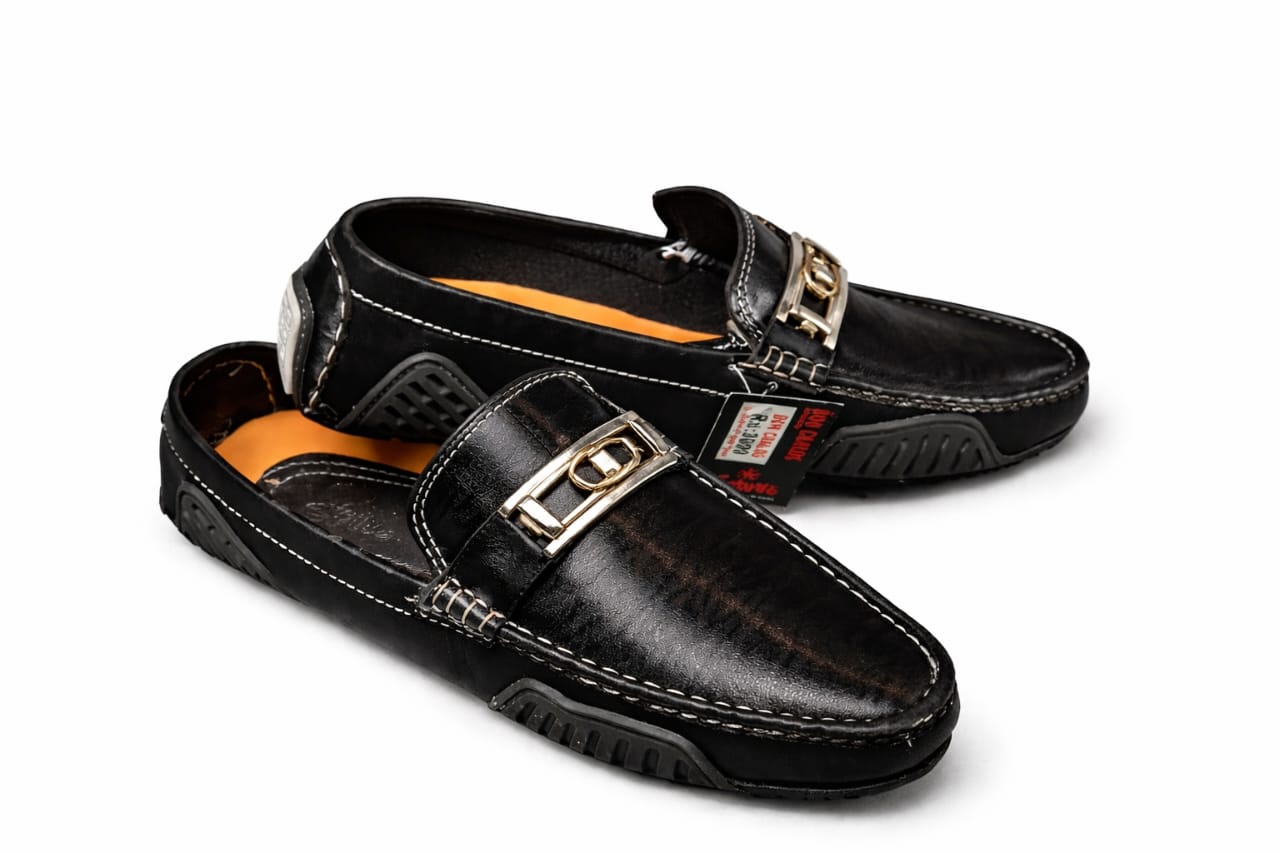 Men Footwear & Stylish Loafer - ALLOW TO OPEN- Black Colour