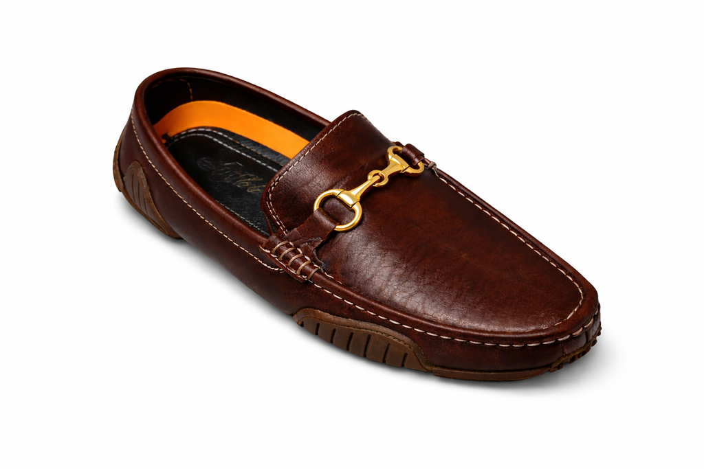Men Comfortable & Pure Loafer - ALLOW TO OPEN- Brown Colour
