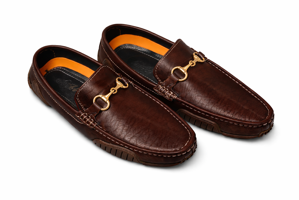 Men Comfortable & Pure Loafer - ALLOW TO OPEN- Brown Colour